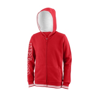 Wilson Bluza z kapturem Team II Full Zip czerwona dziecięca